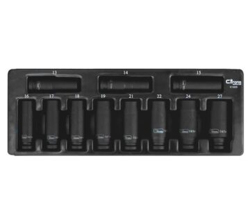 Set produljenih udarnih nasadnih ključeva, 13 - 27 mm - cover