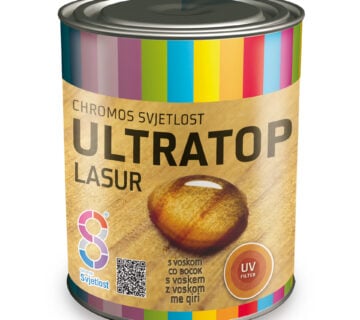 ULTRATOP - Debeloslojna lak lazura - 0,75L - cover