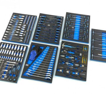 Plavi set od 262 komada premium alata, 7 uložaka - cover