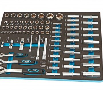 81-dijelni set nasadnih ključeva s račnama, 1/4", 3/8", 1/2" - cover