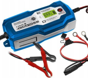 Punjač akumulatora 10A LCD , 6V / 12 V, 3 - 200 Ah - cover