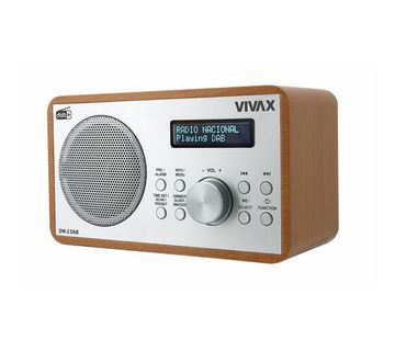 VIVAX VOX RADIO DW-2 DAB BROWN - cover