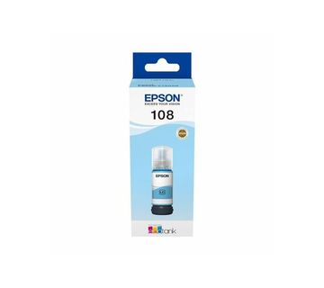 Tinta Epson EcoTank 108 Light Cyan - cover