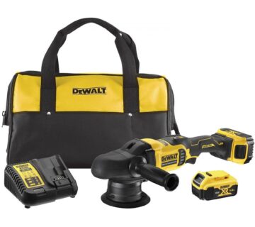 Dewalt set aku polirke, 18V, torba + punjač + baterija - cover