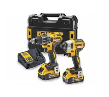 Dewalt set Aku alata XR Li-Ion, 18V 2×5.0Ah (DCD791+DCF887) - cover