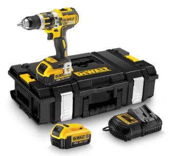 Dewalt aku udarna bušilica,  2x18V 4,0Ah, 60Nm,13mm + TSTAK - cover