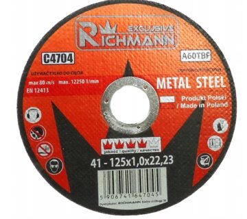 Rezna ploča za metal fi 125 x 1 mm - cover