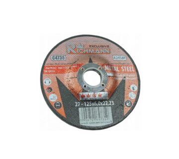 Brusna ploča za metal 125 x 6 mm - cover