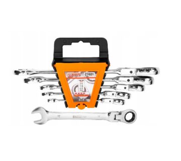Set zglobnih kombiniranih ključeva s račnom, 8 - 19 mm, 5 kom - cover