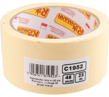 Samoljepljiva žuta krep traka 48mm x 25 m, pik traka - cover