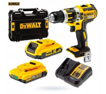 DEWALT akumulatorska udarna bušilica DCD795D2 18V - 2,0 Ah,punjač, T-S - cover