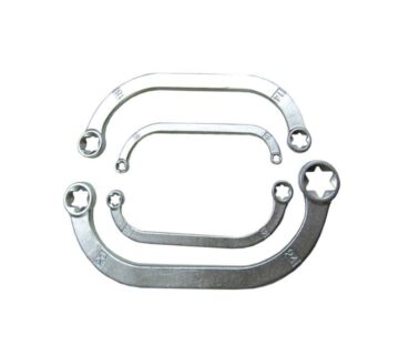 Set zakrivljenih TORX ključeva E6-E24, 6 kom - cover
