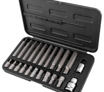 Set hex bitova, imbusa, H4 - H14, 1/2", 3/8" - cover