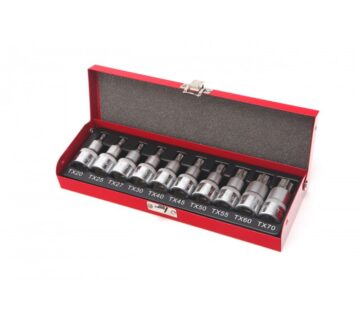 10-dijelni profesionalni TORX set nasadnih ključeva, 1/2" - cover