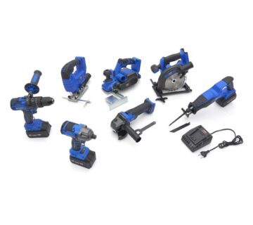 7-dijelni set aku alata 18V, 3x 5,0 Ah - cover