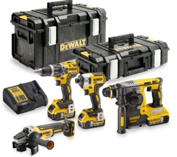 Dewalt set aku alata 4-dijelni, 18V 3X5.0Ah - cover