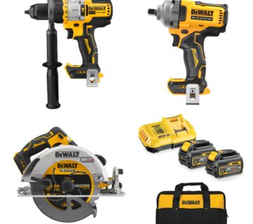 Dewalt aku udarni odvijač, bušilica , kružna pila,  2x Flexvolt Akku , - cover