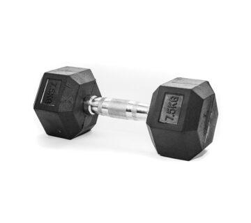 Gumirana bučica Fitmotiv Hex 7,5 kg - cover