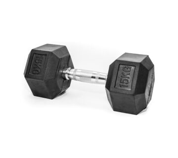 Gumirana bučica Fitmotiv Hex 15 kg - cover