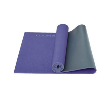 Podloga za jogu Toorx 173x60x0.6 cm, antracit-ljubičasta - cover