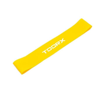 Latex elastike Toorx light, 30 cm, žuta - cover