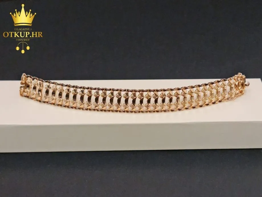 ZLATNA NARUKVICA 27,48G 18K / R1, RATE !! - cover