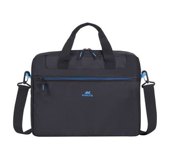 Torba RivaCase 14" Regent black laptop bag 8027 Black - cover