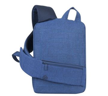 Ruksak RivaCase 13.3" Alpendorf 7529 Blue laptop Sling backpack - cover