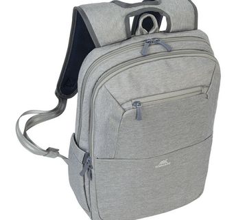 Ruksak RivaCase 15.6" Suzuka 7760 Grey laptop backpack - cover