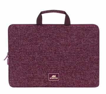 Torba RivaCase 13.3" Anvik 7913 Burgundy Red laptop sleeve with handles - cover