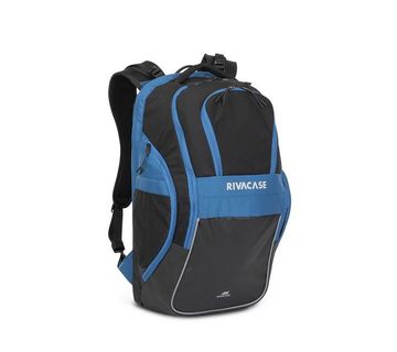 Ruksak RivaCase 17.3" Mercantour 5265 Black/Blue 30L laptop backpack - cover