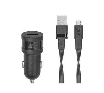 Auto punjač RivaPower VA4211 BD1 Black 1A / 1xUSB + kabel microUSB 1.0m - cover