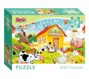 Puzzle / Slagalica, 24 kom, Domaće životinje - cover