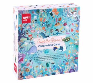 Apli igra zapažanja save the ocean - cover