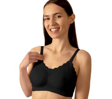 BabyOno Grudnjak antibakterijski C75-80, crni - cover