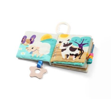 BabyOno Knjigica senzorna Farm - cover