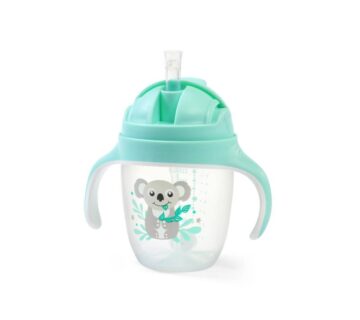BabyOno Neprolijevajuća čaša sa slamkom, mint - cover