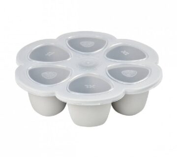 Beaba set od 6 silikonskih posuda za zamrzavanje od 90 ml, Grey - cover