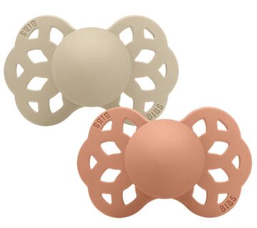BIBS Infinity dude (anatomske) Vanilla/ Peach (vel. 2) - cover