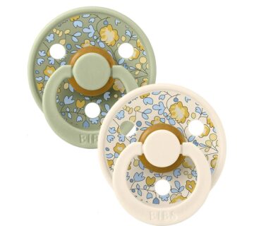 BIBS x Liberty Colour dude Chamomile Lawn (simetrične) Eloise- Sage mix (vel.1) - cover
