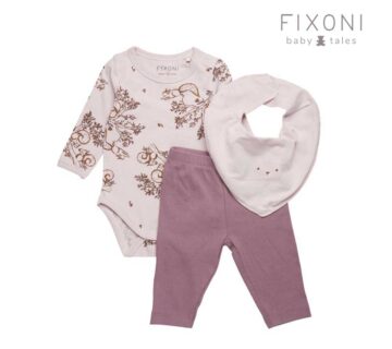 Fixoni - 3- dijelni komplet, poklon set, Hushed Violet, vel. 56 - cover