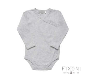 Fixoni - Bodi dugi rukav, Grey Melange vel. 56 - cover