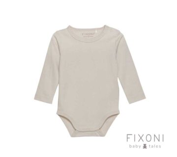 Fixoni - Bodi dugi rukav, Oatmeal, vel. 50 - cover
