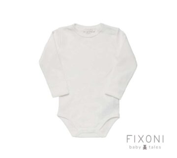 Fixoni - Bodi dugi rukav, Offwhite, vel. 50 - cover