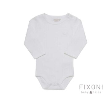 Fixoni - Bodi dugi rukav, White Sky, vel. 62 - cover