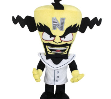 Dr. Neo Cortex Crash Bandicoot plišana igračka 32cm - cover