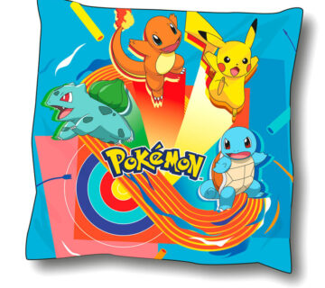 Pokemon Starteri jastuk 40x40 - cover