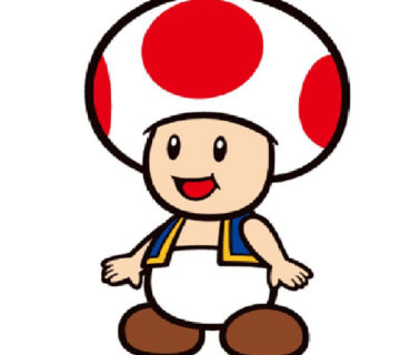 Super Mario Bros 3D Toad jastuk 40cm - cover