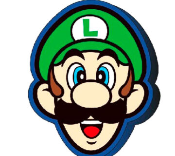 Super Mario Bros 3D Luigi jastuk 40x40 - cover