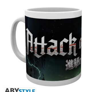 Šalica Attack on Titan logo 320ml - cover